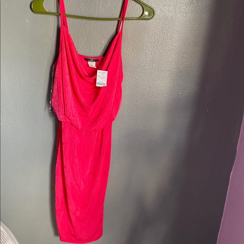 Dynamite Coral Mini Dress